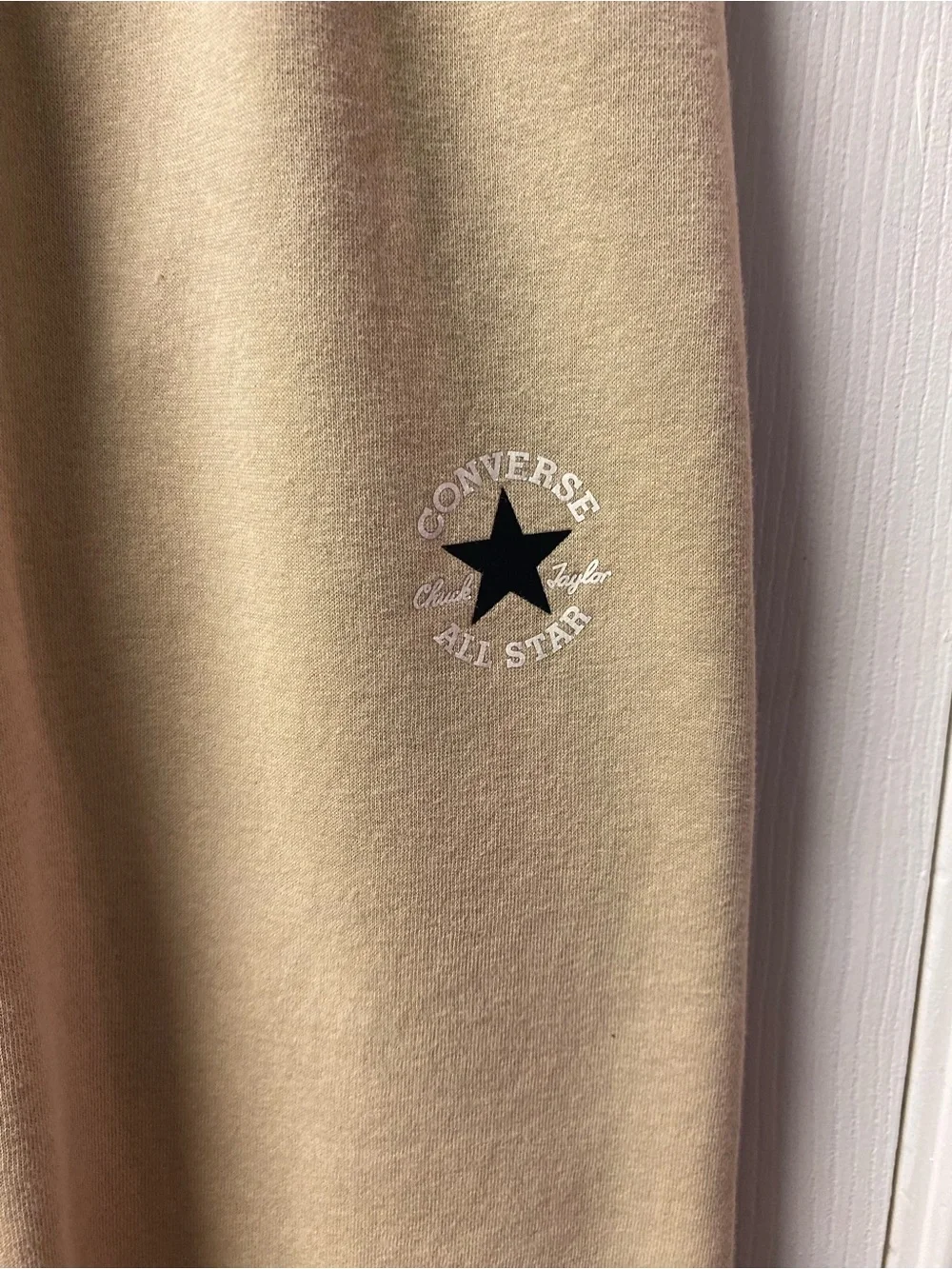 Converse Beige Star Logo Joggers